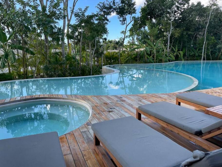 Loft En Aldea Zama Leilighet Tulum Eksteriør bilde
